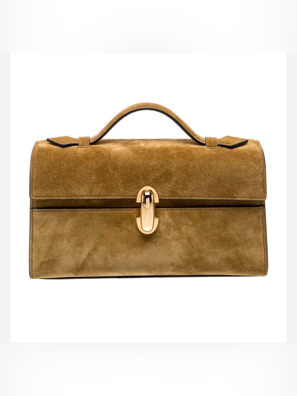 Savette Suede Symmetry Pochette Tote Bag New without Tags